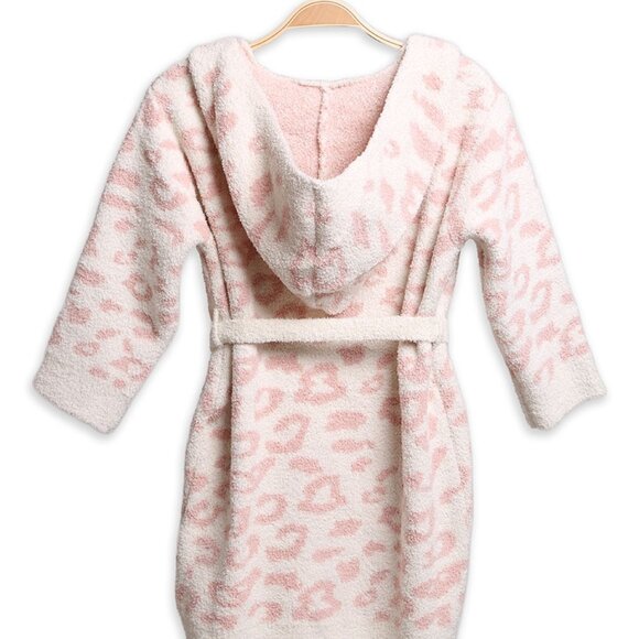 Pink Leopard Kids Robe - Picture 2 of 3